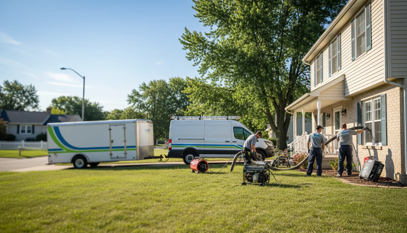 Flooded Basement Restoration And Cleanup With Repair in Rossville, KS near me